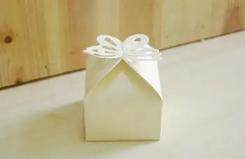 Nemokamas Pristatymas Pearl popieriaus Vestuvių Drugelis Saldainių Dėžutė Baby Shower Naudai Lauke Naudai Box Dovanų Dėžutėje 4 spalvų,1000pcs/daug sl3046