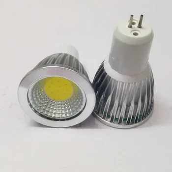 Nemokamas Pristatymas Pritemdomi Didelės galios 5W pritemdomi GU10 E27 MR16 E14 COB LED lempa, šviesos diodų (led) Prožektorius Balta/Šiltai balta led apšvietimas