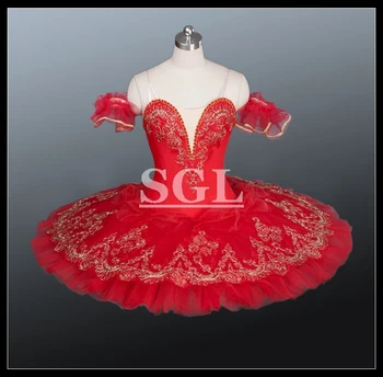 Nemokamas Pristatymas Raudona Spalva Baleto Mdc Profesionalių Baleto Tututs Baleto Mdc Merginos Tutu Baleto Suknelės Mergaitėms AT1165