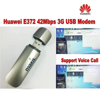 Nemokamas pristatymas sandėlyje originalus unlcoked Huawei E372 42Mbps modemas 3g USB belaidį modemą