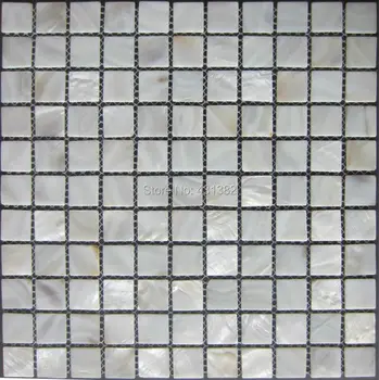 NEMOKAMAS PRISTATYMAS Shell Mozaikos Plytelės, 25*25 MM; Gamtos Motina Perlų Plytelės, virtuvės backsplash, vonios kambarys walltiles