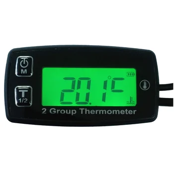 Nemokamas Pristatymas Skaitmeninės 2 TEMP MATUOKLIS termometras, temperatūros matuoklis Purvo Duobę, Dviračiu, Motociklu ATV DIRT BIKE JŪRŲ LAIVU aliejus