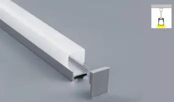 Nemokamas pristatymas U tipo 6063 sienos montuojamas led linijinis aliuminio ekstruzijos profilio juosta, baras, virtuvė, kabinetas šviesos