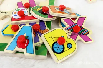 Nemokamas pristatymas Vaikai Skaitmeninis puzzle/Gyvūnų galvosūkiai 2VNT, medinės švietimo žaislai, vaikų žaislas medienos dėlionė baby klasikinis abėcėlė žaislai