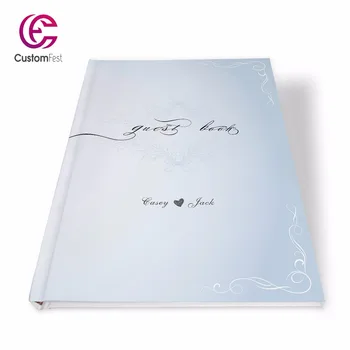Nemokamas pristatymas Vestuvių Romantiška asmeninį Svečių knyga su GB020V