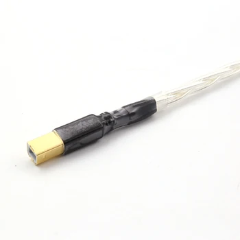 Nemokamas pristatymas viena piesce USB Odin sujungti USB kabelis, A į B, padengtą aukso ryšys USB garso skaitmeninis kabelis