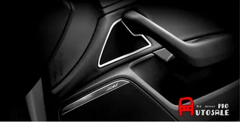 Nerūdijantis Chromo Optikos Vidinės Durys Garsiakalbis Apima Interjero Apdaila, Automobilių Apdailos 2vnt Audi A6 C7 2012 2013
