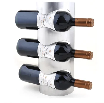 Nerūdijančio Plieno 3-butelis sieniniai vyninės sienos vyno laikiklis