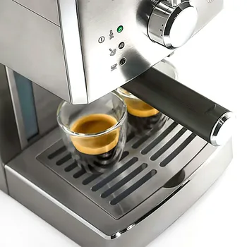 Nerūdijančio plieno atveju, italijos pusiau automatinis kavos aparatas Espresso Kavos virimo aparatas
