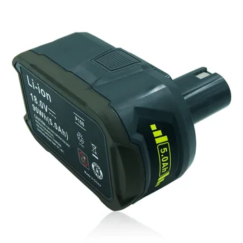 New 18V 5.0Ah Replacement Power Tool Battery for Ryobi 18-Volt P241, P246, P250, P2500, P2600, P2603, P271