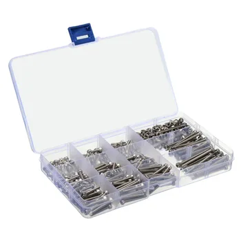 New 442pcs M3 (3mm) A2 Stainless Steel DIN912 Allen Bolts Hex Socket Head Cap Screws Allen Wrench With Nuts Assortment