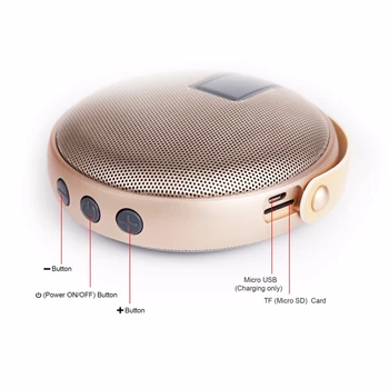 Nešiojamą Belaidį Bluetooth Garsiakalbį Trijų Spalvų HIFI Garso Efektą, žemų dažnių garsiakalbis Su Mic lauko Mini Garsiakalbis Altavoz Caixa De Som