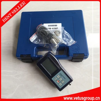 Nešiojamų Vibracijos matuoklis VM6360 su programinės įrangos RS232C