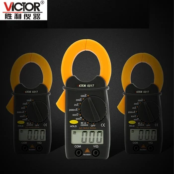 Nešiojamų VIKTORAS VC6017 LCD 3 1/2 Skaitmeninis Apkabos Metrų Multimetras VC6017 Skaitmeninis Ammeter 0.01 A-500A