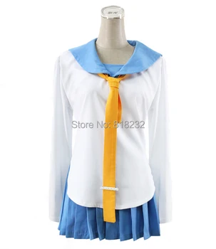 Nisekoi Kirisaki Chitoge Mokyklos Uniformos Sijonas Sailor Suit Apranga Cosplay Kostiumas