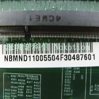 NOKOTION DA0ZYVMB6D0 NBMND11005 NB.MND11.005 acer aspire E5-721 E5-721G nešiojamas plokštė A8-6410M DDR3 Mainboard DARBAI