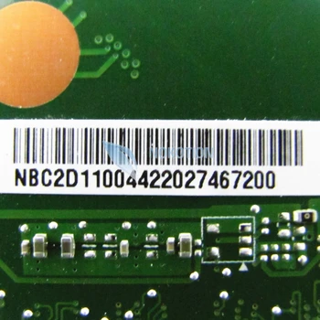 NOKOTION NBC2D11004 NB.C2D11.004 EG70KB Nešiojamojo kompiuterio motininė Plokštė, skirta Vartai NE72206U DDR3 Mainboard darbai