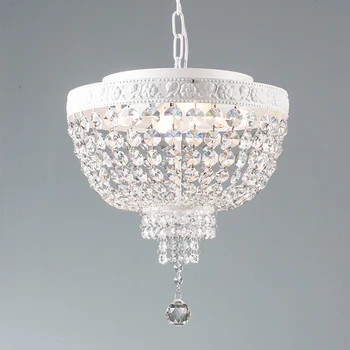 Nordic Crystal Chandelier Modern Crystal Chandelier Simple Ceiling Lamp Light Crystal Pendant Living Room Lamps Led Lamp