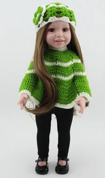 NPKDOLL 45 cm American Girl Klasikinis Populiarus Realus karšto pardavimo gražus lėlės 18inch aukščiausios kokybės rankų darbo lėlės vaikams