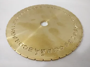 Nuolaida! Naują laišką, tipo dial šrifto disko modernaus bloko viduje žiedo graviravimas mašina 12.2 cm
