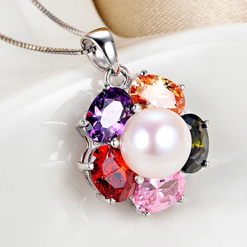 Nuotakos natūralių gėlavandenių perlų papuošalų rinkinys,925 silver pearl rinkiniai moterims pearl papuošalai, auskarai, pakabukas, žiedas mergina dovanos
