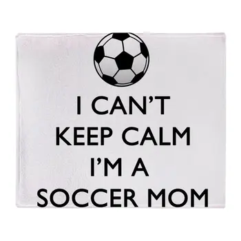 Nusiraminkite Futbolas Mama Minkštos Vilnos Mesti Antklodė Minkšta Flanelė gesinimo Antklodė ant sofos/Lovos/Automobilių Nešiojamų Plaids