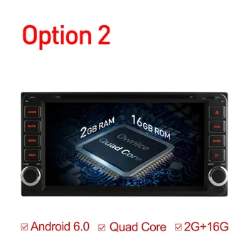 Octa 8 Core 2G RAM Android 6.0 Car dvd gps Toyota Yaris Vios Hilux 