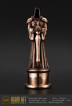 OGRM Amatų World Of Warcraft Čempionato Apdovanojimų Trofėjus Bronzos Statuto Pav Tamsiai Portalas Raštas Bronzos Skulptūra, Statula