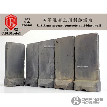 OHS JNModel CD0502 1/35 JAV Armijos Surenkamieji Betono Anti-Sprogimo Sienos Asamblėjos Miniatiūros Priedai modelių Kūrimo Rinkiniai oh