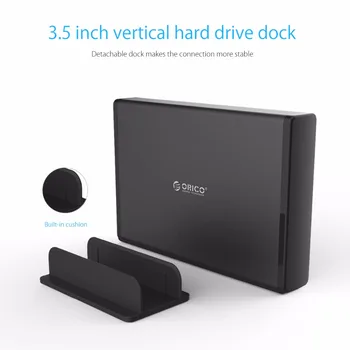 ORICO 3.5 inch Type-C USB3.1 To SATA3.0 External Case HDD SSD Hard Drive Disk Enclosure Dock Storage Box 5GBPS Detachable 8TB