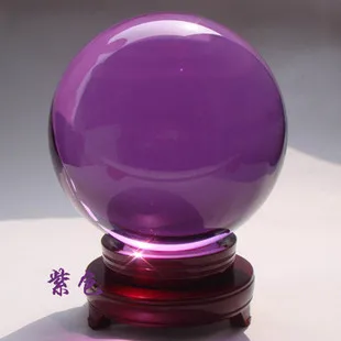 Originali Ametistas violetinė crystal ball kamuolys papuošalai K9 Vidurio Rudens Šventė dovana, dovana, driblingas.
