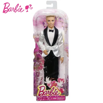 Originalias Barbie Keno Lėlių Rinkiniai Berniukai Tiktų kasdieniam dėvėjimui, Plaid marškinėliai Kelnės Princas Mados Komplektai Barbie, Aksesuarai Dovanos