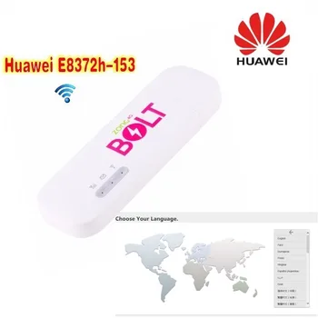 Originalus, Atrakinta Huawei E8372 150Mbps Modemas 4G Wifi E8372h-153 4G LTE, Wifi Modemo Palaikymas 10 wifi vartotojai,PK huawei E8278