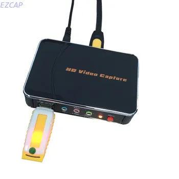Originalus EZCAP kortelės filmavimo konvertuoti 1080P HDMI, YPbPr į USB 