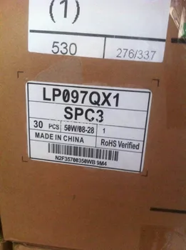 Originalus naujas LP097QX1-SPC3 LP097QX1(SP)(AV) LP097QX1-SPAV i PAD 3 LED LCD 2048x1536 Skydelis