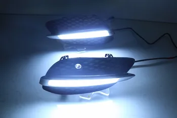 Osmrk LED DRL šviesos važiavimui dieną Mercedes-Benz. m. 2016 GLC X205 su posūkio signalo, dimmer funkcija, belaidžio tinklo jungiklis