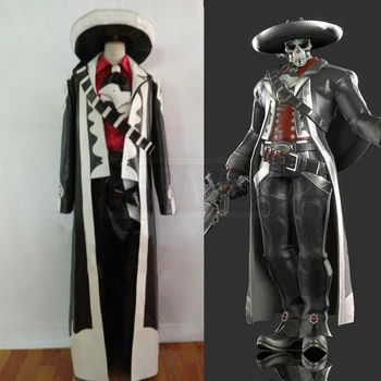 OW Reaper Klajojo Muzikantai Odos Cosplay Gabriel Reyes Kostiumas Individualų