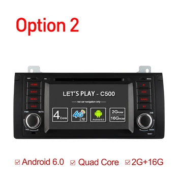 Ownice 4G SIM LTE Android 6.0 Octa Core 32G ROM Brūkšnys Automobilių DVD Grotuvas BMW E39 X5 M5 E38 E53 Su Wifi GPS Navi 