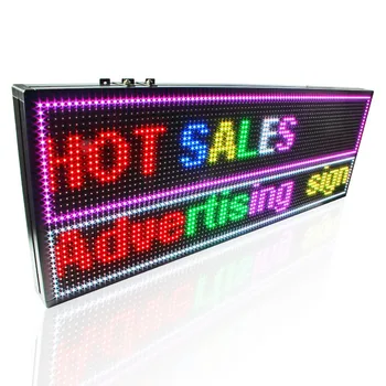 P10 Full SMD 32 * 64 pikselių LED Ekranas, lenta / digital rašyti parduotuvė LED Reklamos prisijungti