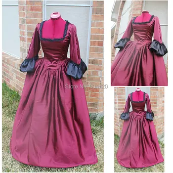 Pagal užsakymą madeR-737 Senovinių Kostiumų, 1860 m pilietinio Karo Pietų Belle Kamuolys vestuvių Suknelė/Gothic Lolita Dress Viktorijos suknelės