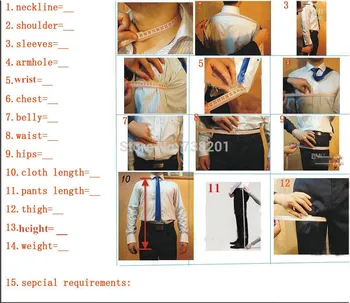 Pagal užsakymą Pagaminti Skara Atvartas Tuxedos Mens Kostiumai Dviejų dalių Kostiumai, Striukės Švarkai Rinkiniai Rytą Kostiumai Šalis Drabužius (striukė+kelnės+kaklaraištis)