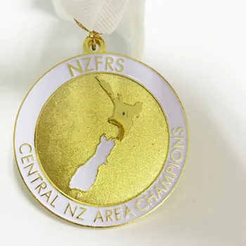Pagamintas medalis su šlifavimas fone Individualų sporto renginys medalis su medvilnės juostelę--50.8 mm skersmuo-100vnt