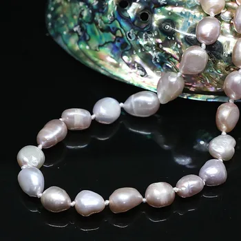 Pakabukai moterų gamtos violetinė gėlavandenių perlų vėrinį 9-11mm nereguliarus karoliukai elegantiškas specialus aukštos kokybės papuošalų B1432