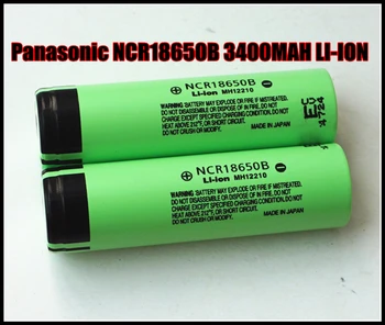 Panasonic NCR 18650 B NCR18650B 3400mAh Dinaminis Li jonų Ličio-jonų MH12210 Mokamas daugkartinio Įkrovimo Baterija Ląstelių