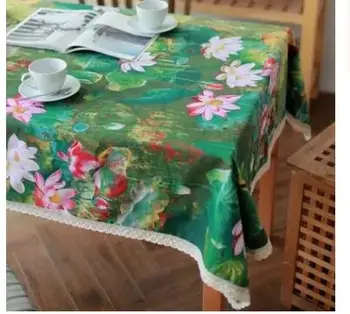Paprasta mados, stiliaus pradininkas spalvos kvadratą staltiesės medvilnės skalbiniai meno miltai staltiesė