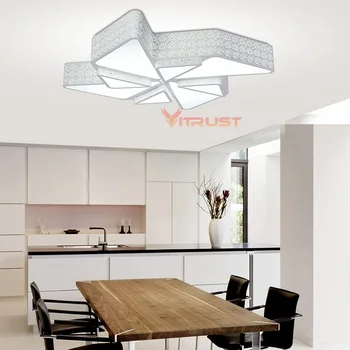 Paprastas Dizainas LED lubų lempos paviršius sumontuotas led lubų šviesos flush mount lubų Apšvietimo šviestuvas, Skersmuo 50CM AC110-240V