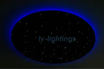 Pardavimo optinio pluošto šviesos rinkinys star optinio pluošto celing šviesos RGBW LED multi-mode 16W led šviesos lauke+ 0.75mmx2.5mx250pcs pluošto