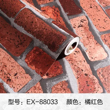 Pardavimo Plytų, Akmens Tapetai, 3D Kinijos Kaimiškas Derliaus PVC Iškilumo Plytų Tapetai Roll Gyvenimo Kambario, Miegamasis Fone WallCovering