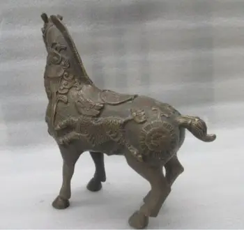 Parengti Kinijos vario senas vadovas arklių laimingas statula