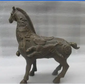 Parengti Kinijos vario senas vadovas arklių laimingas statula